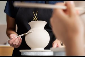Kreativworkshop: Vasenform Wellenspiel